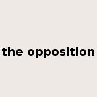 the opposition是什么意思