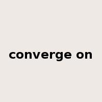 converge on是什么意思