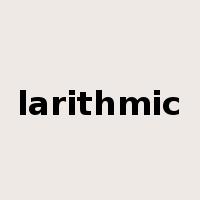 larithmic是什么意思