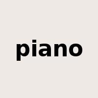 piano是什么意思