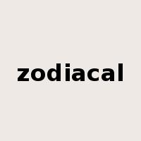 zodiacal是什么意思