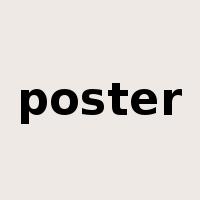 poster是什么意思
