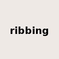 ribbing是什么意思