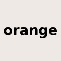 orange是什么意思