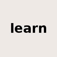 learn是什么意思