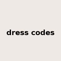 dress codes是什么意思