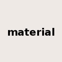 material是什么意思