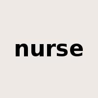 nurse是什么意思