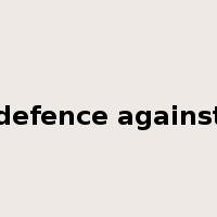 defence against是什么意思