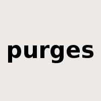 purges是什么意思