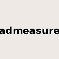 admeasure是什么意思