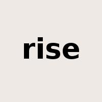 rise是什么意思