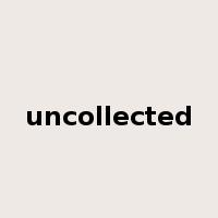 uncollected是什么意思