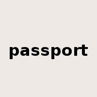 passport是什么意思