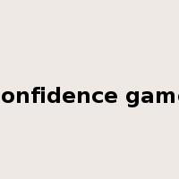 confidence game是什么意思