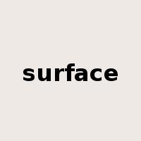 surface是什么意思