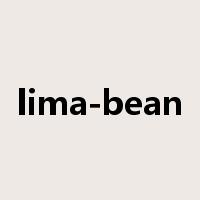 lima-bean是什么意思