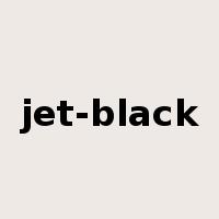 jet-black是什么意思