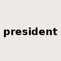 president是什么意思