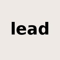 lead是什么意思