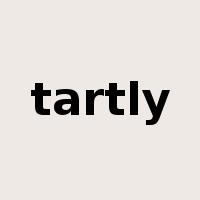 tartly是什么意思