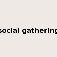 social gathering是什么意思