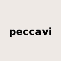 peccavi