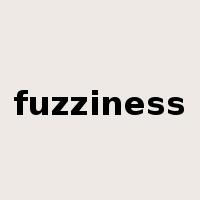 fuzziness是什么意思