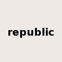 republic是什么意思