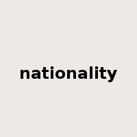 nationality是什么意思