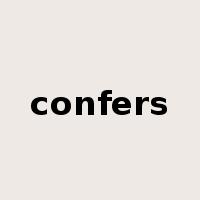 confers是什么意思