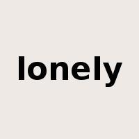 lonely是什么意思