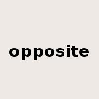 opposite是什么意思