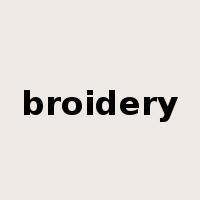 broidery是什么意思