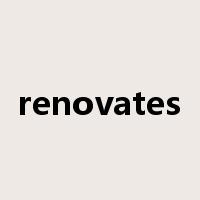 renovates是什么意思