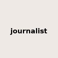 journalist是什么意思