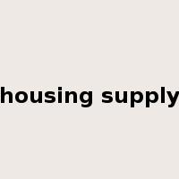 housing supply是什么意思