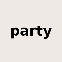 party是什么意思