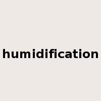 humidification是什么意思