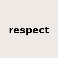 respect是什么意思