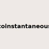 coinstantaneous是什么意思