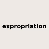 expropriation是什么意思