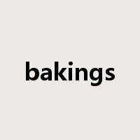 bakings是什么意思