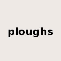 ploughs是什么意思