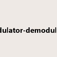 modulator-demodulator是什么意思