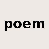 poem是什么意思