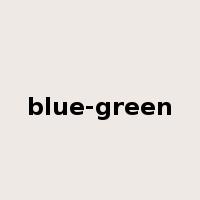 blue-green是什么意思