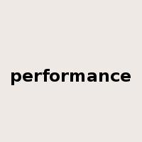 performance是什么意思