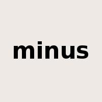 minus是什么意思