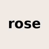 rose是什么意思